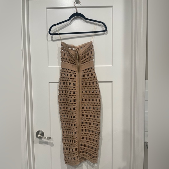 House of CB Demelza Bandage Cut Out Dress - Picture 5 of 9